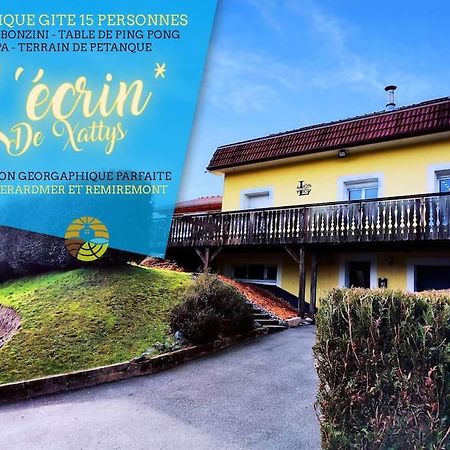 L'Ecrin De Xattys - Gite De Standing-Spa-Terrain De Petanque-Piscine-Switch-Baby-Foot Au Coeur Du Massif Vosgien Cleurie Exterior foto