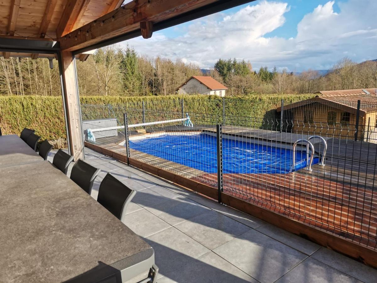 L'Ecrin De Xattys - Gite De Standing-Spa-Terrain De Petanque-Piscine-Switch-Baby-Foot Au Coeur Du Massif Vosgien Cleurie Exterior foto